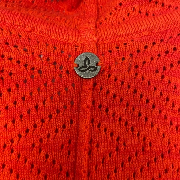 Prana Cedar Orange Pullover Sweater size S - Picture 8 of 11